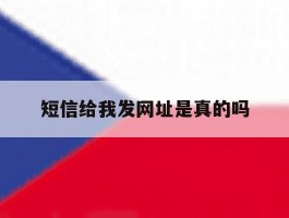 短信给我发网址是真的吗