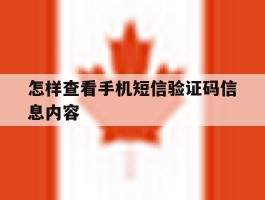 怎样查看手机短信验证码信息内容
