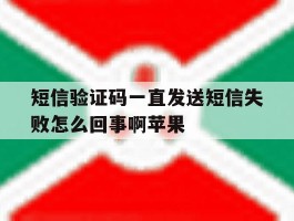 短信验证码一直发送短信失败怎么回事啊苹果