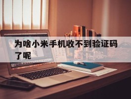 为啥小米手机收不到验证码了呢