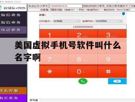 美国虚拟手机号软件叫什么名字啊