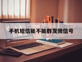手机短信能不能群发微信号