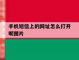 手机短信上的网址怎么打开呢图片