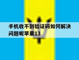 手机收不到验证码如何解决问题呢苹果13