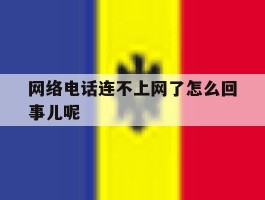 网络电话连不上网了怎么回事儿呢