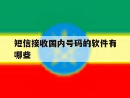 短信接收国内号码的软件有哪些